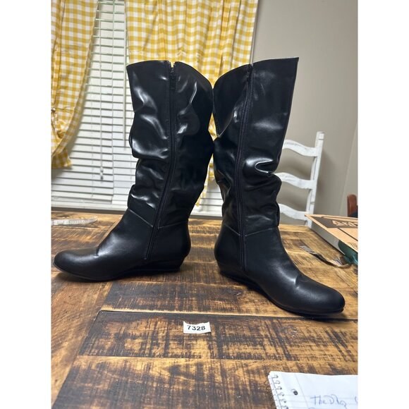 Salon studio 10.5 boots black zip side - Picture 3 of 9